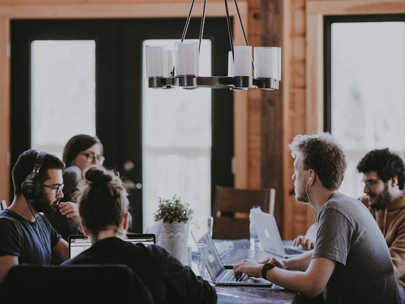 Professional team collaboration